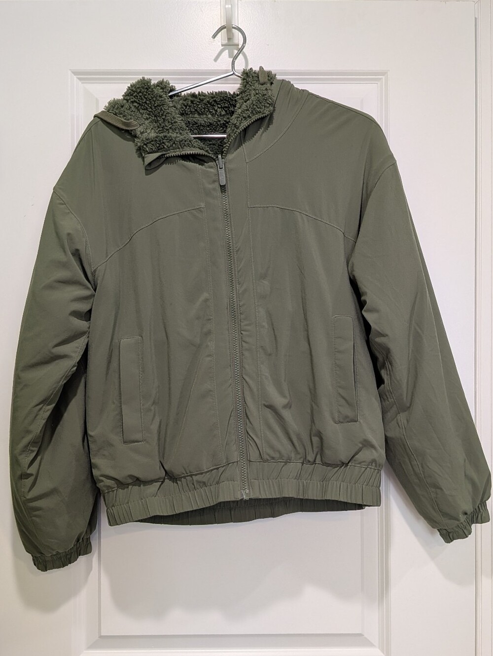 Lululemon Reversable Sherpa Jacket.